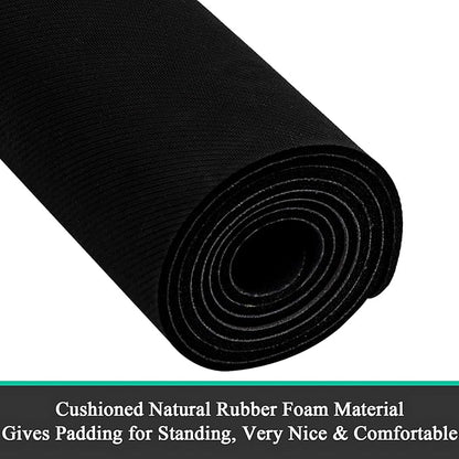 Pauwer Laundry Room Rug Runner 20"x48" Waterproof Rubber Laundry Mat Non Slip Kitchen Mats for Floor Washable Floor Mat Runner Rug for Farmhouse Mudroom Washroom Bathroom Decor