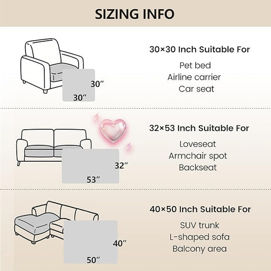 gogobunny 100% Double Sided Waterproof Dog Blanket Soft Pet Bed Cover Reversible Protect Furniture Couch Sofa Car for Puppy Large Dog Cat (Dark Navy/Light Navy, 32x53 Inch (Pack of 1))