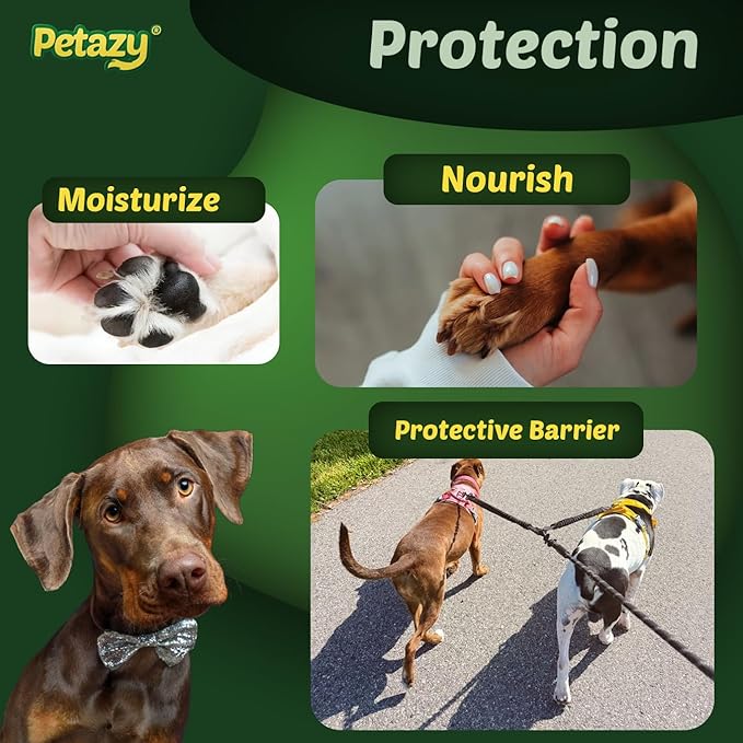 Active Paws+ Dog Paw Balm for Dogs – Paw Protection for Walking, Hiking & Running, Prevents Cracks & Wear, Natural Paw Wax with Beeswax, Shea Butter, Coconut Oil, Aloe Vera, & Vitamin E