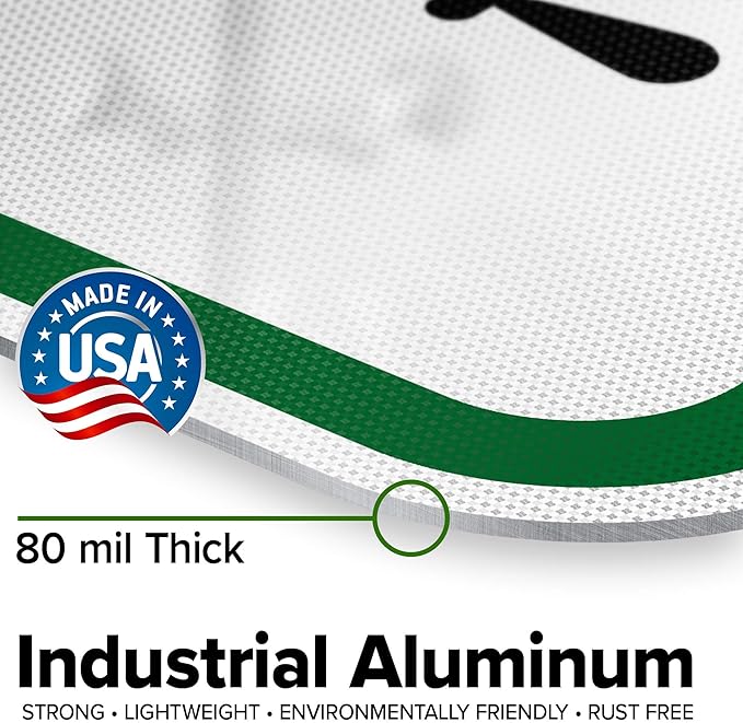 Please Clean Up After Your Pet Sign, 6x18 Inches, 3M EGP Reflective .063 Aluminum, Fade Resistant, Made in USA by My Sign Center