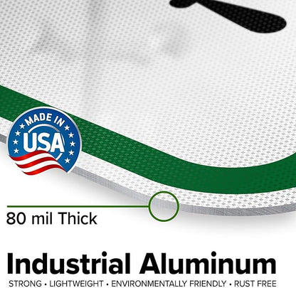Please Clean Up After Your Pet Sign, 6x18 Inches, 3M EGP Reflective .063 Aluminum, Fade Resistant, Made in USA by My Sign Center