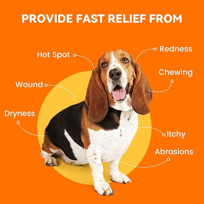 PUAINTA Hot Spot and Wound Spray for Dogs - Advanced Anti Itch Spray, Evidence-Based Dog Hot Spot Treatment & Itch Relief with Nano-Silver, Lick-Safe, 8oz