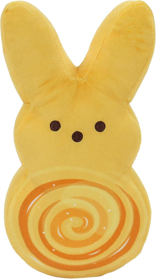 Animal Adventure | 9" Easter Brunch Pancake Shaggy Bunny Peeps Plush | Easter Basket Stuffed Animals for Kids | Marshmallow Candy | Huggable Soft Plushie Stuffers Toy | Collectable Gifts | Aged 3+