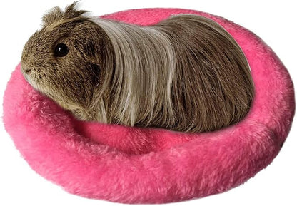 BWOGUE Hamster Bed,Round Velvet Warm Sleep Mat Pad for Hamster/Hedgehog/Squirrel/Guinea Pig/Rats and Other Small Animals