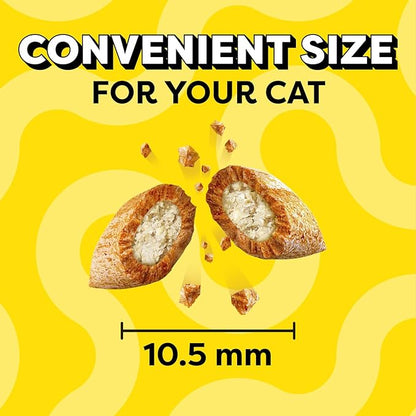 Temptations Cat Treats Classic Crunchy and Soft Cat Treats, Tasty Chicken Flavor, 6.3 oz. Pouch (Pack of 10)