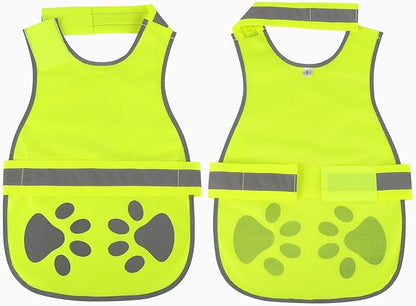 Candofly Reflective Dog Vest, High Visibility Dog Hunting Vest Lightweight Safety Dog Jacket for Night Walking Camping (Neon Green, X-Large)