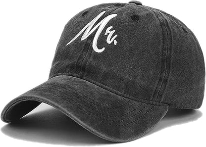 Malaxlx Baseball Cap for Women Men Adjustable Vintage Washed Cotton Distressed Baseball Snapback Caps