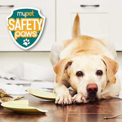 MYPET North States Safety Paws Mischief Minder Strap Locks | Works on Garbage cans, cabinets, and More (2-Pack, Gray)