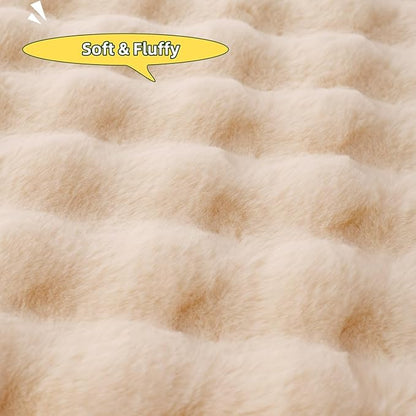 SHENGOCASE Pet Cushion Pad, Faux Fur Dog and Cat kneading Pillow, Cozy Bed Insert for Crate Pad Padding for Cage Kennel (23.6" x 35.4")