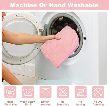 Pet Bathrobe for Dog Cat Absorbently Quick Drying Coat Cute Dogs Bath Towel Hooded Robe Adjustable Collar & Belly Strap for Pool Beach (Pink, X-Small)