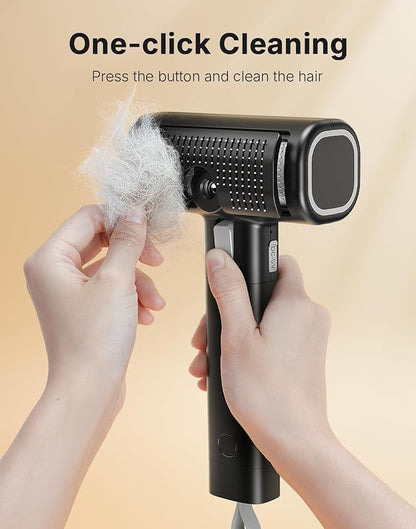 Pet Steam Brush for Indoor Cats & Dogs Grooming, Spray Hair Removal Comb for Massaging, Deshedding & Dander, Water Brush for Long & Short Haired Pets Spritz Defur Comb
