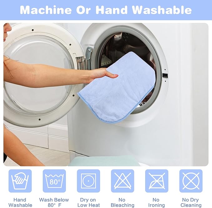 Pet Bathrobe for Dog Cat Absorbently Quick Drying Coat Cute Dogs Bath Towel Hooded Robe Adjustable Collar & Belly Strap for Pool Beach (Blue, Large)