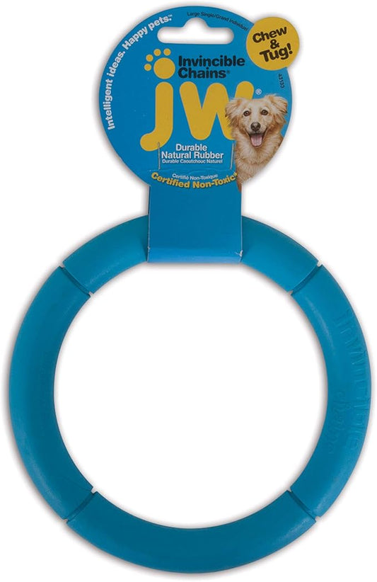 JW Pet Company Invincible Chains LS Single Dog Toy, Large (Colors Vary), Model:43133