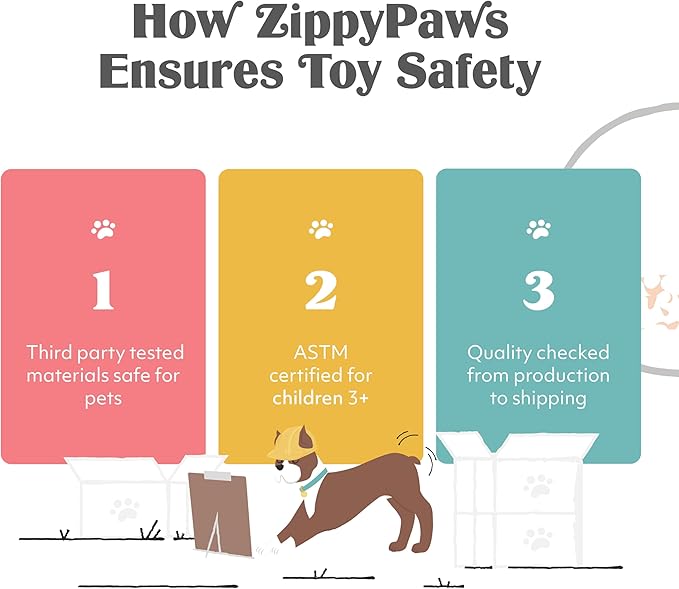 ZippyPaws Birthday Box - Dog Squeaky Toys to Keep Them Busy, Funny Food Plush for Small, Medium, & Large Dogs, Cute Stuffed Puppy Toy & Hat, Pet Products, Gift for Dogs of All Breeds - 3-Pack, Pink