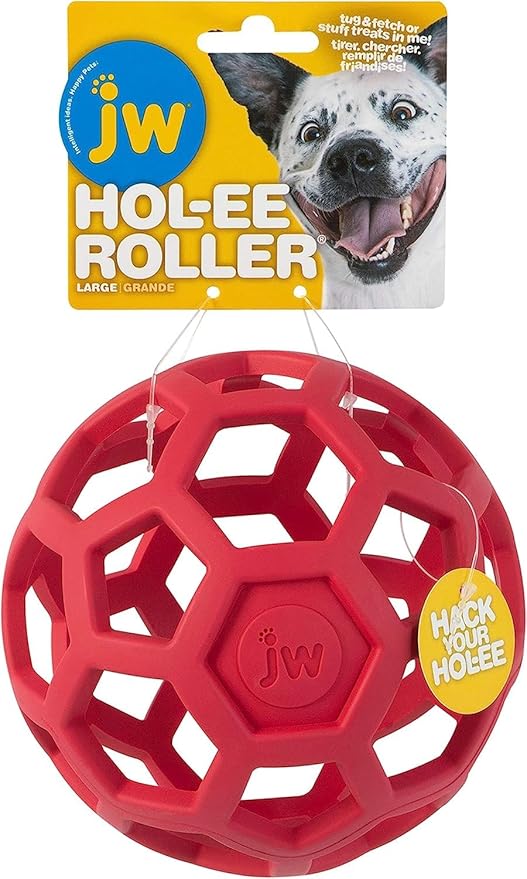 JW Pet HOL-Ee Roller Dog Toy Size: 6.5", Set of 2 (2 Items)