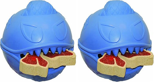 Jolly Pets Monster Ball - Blue - 3.5" (MB35) (Pack of 2)