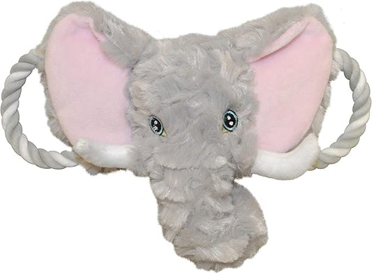 Jolly Pets Jolly Tug-a-Mal Elephant Tug/Squeak Toy, Medium