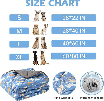 Dog Cooling Mat,Cat Self Cool Ice Pad,Lightweight Pet Cooling Pads Blanket Bed Cover,Puppies Summer Cool Tech Fabric,Washable Dog Sleeping Mat for Home & Outdoor,Keep Cool for Pets