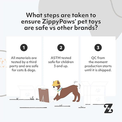 ZippyPaws Happy Hour Crusherz- Interactive Dog Toys to Keep Them Busy, Squeaky Plush Toy for All Breeds, Gift for Small, Medium, & Large Dogs, Drink Themed Crinkle Water Bottle Toy- 3-Pack of Spirits