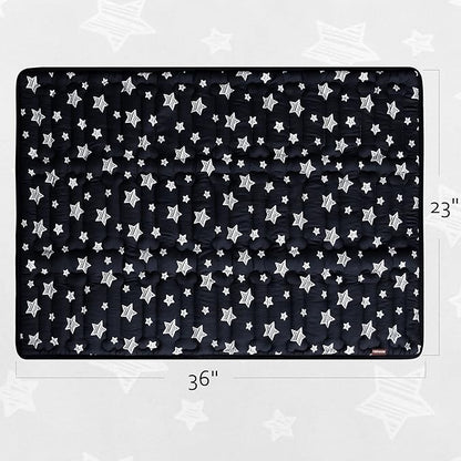 PetSafe 36" x 23" Soft Dog Bed Mat, Cute Prints, Personalized, Anti-Slip, Machine Washable Kennel Pad