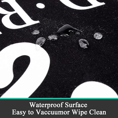 Pauwer Laundry Room Rug Runner 20"x48" Waterproof Rubber Laundry Mat Non Slip Kitchen Mats for Floor Washable Floor Mat Runner Rug for Farmhouse Mudroom Washroom Bathroom Decor