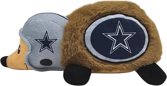 NFL Dallas Cowboys Plush Hedgehog Toy for Dogs & Cats, Cool Soft Pet Toy for Fun and Interactive Play, Dog Chew Toy with Squeaker, Licensed Hot Pet Toy