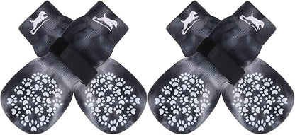 EXPAWLORER Anti Slip Dog Socks to Prevent Licking Paws, Dog Shoes for Hot Pavement, Dog Booties for Small Medium Large Senior Dogs, Traction Control Boots & Paw Protectors for Hardwood Floors