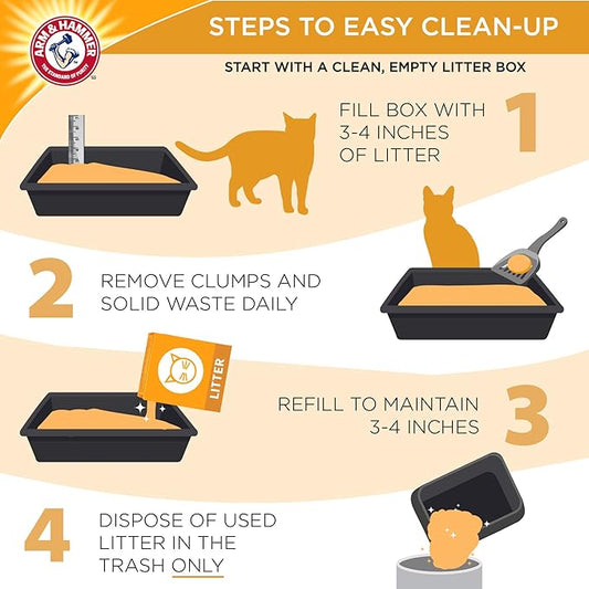 Arm & Hammer MultiCat Clumping Litter, Scented 26.3lb