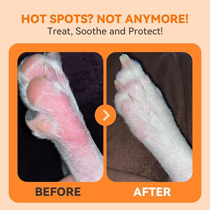 PUAINTA Hot Spot Spray for Dogs, Upgraded Quantum Silver Skin Spray for Dogs, Itch Relief and Hot Spot Treatment for Dogs, Supports Skin Infections and Irritations for All Animals, 4oz