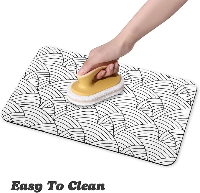 Bohemia Waterproof Pet Feeding Mats - Dog Cat Bowl Mats, 12 * 20 inch