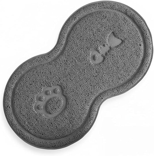Non-Slip Pet Food Mat, Waterproof Dog Cat Bowl Placemat - Easy Clean Feeding Mat for Hardwood Floors, Tile, Kitchen with Anti-Slip Backing, 1 Large Mat