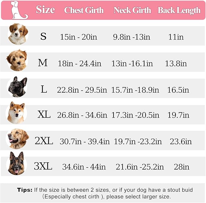 PETDSH Dog Coat Large, Windproof Dog Jacket with Warm Fleece Lining, Thickened Collar Dogs Winter Coat,Adjustable Reflective Pet Coats for Cold Weather (Pink, XX-Large)