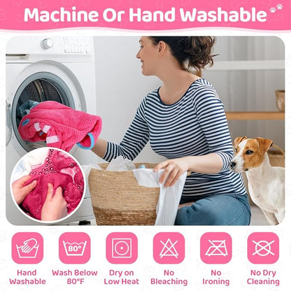 Dog Bathrobe Towel - Super Absorbent Dog Drying Coat, Warming Bath Robes for After Bath Shower Swim Walk for Small Medium Large Dogs Cats Pet