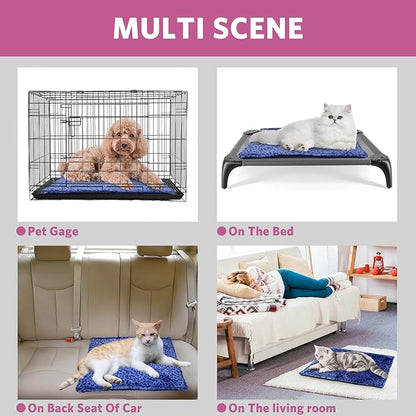 MARUNDA Self Warming Cat Bed, Super Soft Cat Dog Pet Bed, Super Soft Cat Dog Pet BedThick Fabric, Double-Sided Usable Washable, Non Electric.