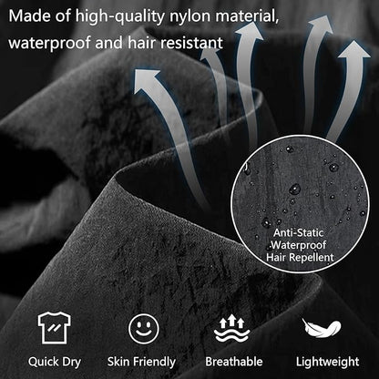 DHXYZZB 2 Pack Pet Grooming Smock Waterproof Barber Jackets for Women Men Anti-Static Work Clothes Salon Smock for Stylists
