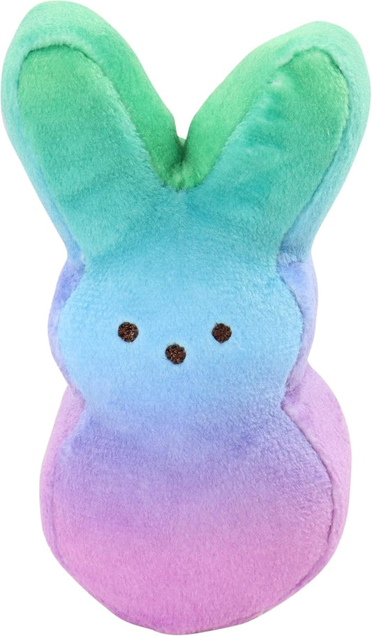 Animal Adventure | 4" Blue Green Ombre Palm Pet Bunny Peeps Plush | Easter Basket Stuffed Animals for Kids | Marshmallow Candy | Huggable Soft Plushie Stuffers Buddy Toy | Collectable Gifts | Aged 3+