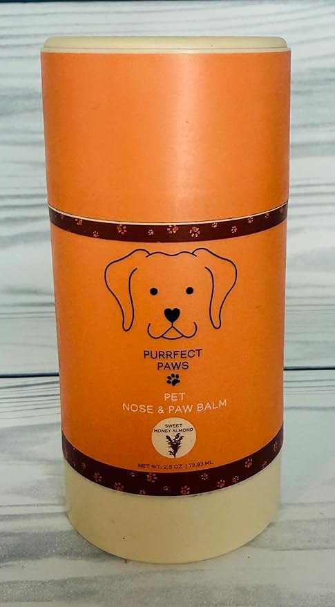 Bath & Body Works Sweet Honey Almond Pet Nose & Paw Balm 2.5 Ounces and Pin & Bristle Brush Set of 2