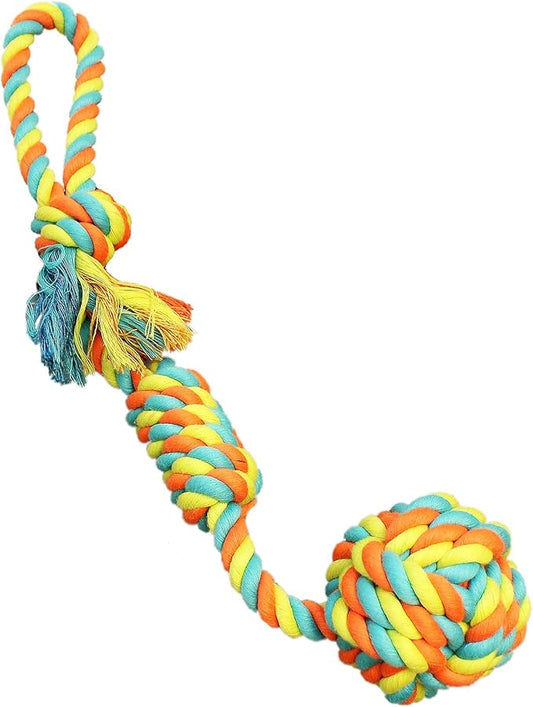 FOXCUP Boss Pet Chomper Rope Ball Tug