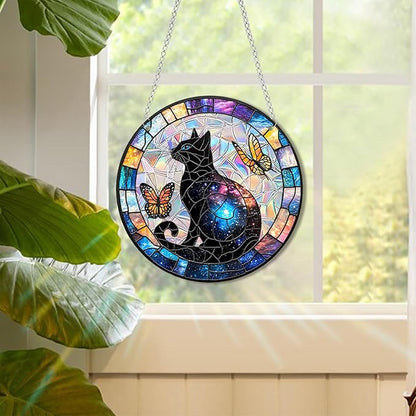 Sun Catchers Indoor Window, Acrylic Rainbow Suncatcher Window Hanging Decoration for Living Room Bedroom Summer Home Balcony Ornaments Decoration