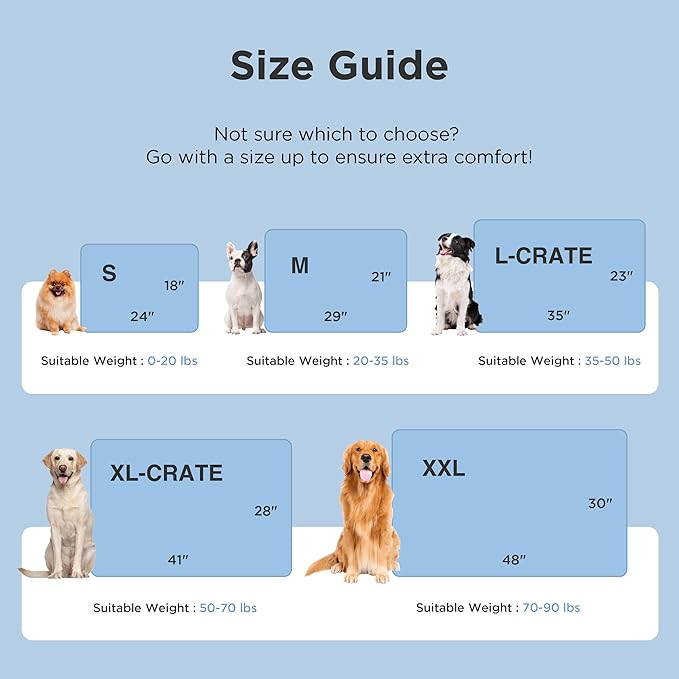 Bedsure Cooling Dog Mat Extra Large - Q-Max>0.4 XL Thin Breathable Cold Crate Pad Indoor for Pets with Chill Cool Fiber and Non-Slip Bottom，Portable Washable Kennel Mat in Outdoor Summer, 41x28, Grey