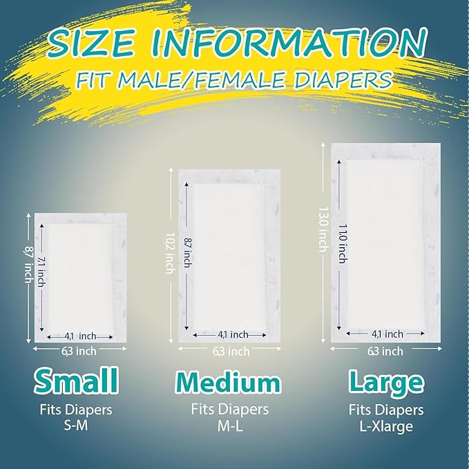 Disposable Dog Diaper Liners - 20PCS Dog Booster Pads for Male Female Dogs - Doggie Diaper Insert Pads for Pet Belly Bands Wraps Period Pants Covers(L,20)