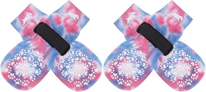 EXPAWLORER Anti Slip Dog Socks to Prevent Licking Paws, Dog Shoes for Hot Pavement, Dog Booties for Small Medium Large Senior Dogs, Traction Control Boots & Paw Protectors for Hardwood Floors