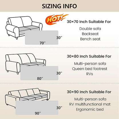 gogobunny 3X Stronger Waterproof Pet Blanket, Scratch Proof Furniture Protector for Dogs Cats, Reversible Cover 30x90 Inch, Dark Grey