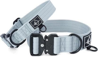 Made to ROAM Premium Dog Collar - Adjustable Heavy Duty Nylon Collar with Quick-Release Metal Buckle (Alaska Daybreak, Classic Size 2)