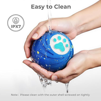Lovkid Interactive Dog Ball Replacement Shell - Durable E-TPU Dog Toys for Aggressive Chewers, Indoor Outdoor Dog Play Toy to Keep Them Busy Blue(No Motor)