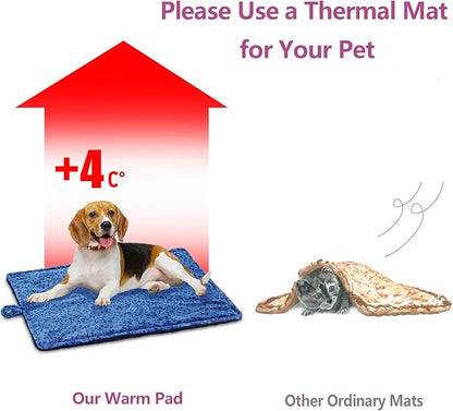 MARUNDA Self Warming Cat Pad, Super Soft Dog Bed, Self Heating Cat Mat