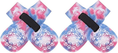EXPAWLORER Anti Slip Dog Socks to Prevent Licking Paws, Dog Shoes for Hot Pavement, Dog Booties for Small Medium Large Senior Dogs, Traction Control Boots & Paw Protectors for Hardwood Floors
