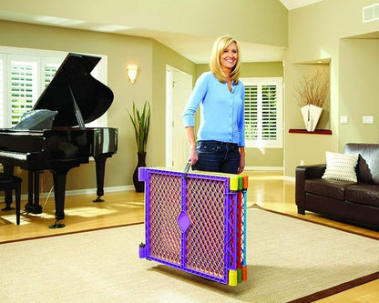 Toddleroo by North States - Superyard Colorplay Baby Play Yard: Freestanding 6-Panel Baby Playpen - Indoor or Outdoor Use - Made in USA - Encloses Up to 18.5 Square Feet - 26 Inches Tall - Colorplay