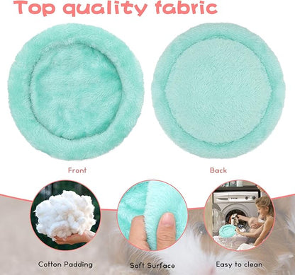 BWOGUE Hamster Bed,Round Velvet Warm Sleep Mat Pad for Hamster/Hedgehog/Squirrel/Guinea Pig/Rats and Other Small Animals