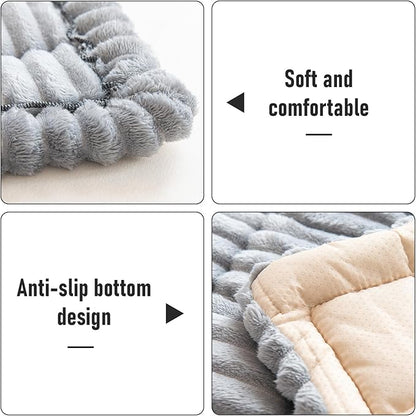 LiveGo Pet Couch Cover Dogs Washable Non-Slip Couch Protector Pet Friendly Dog Mat for Couches and Sofas (Light Gray, 90x180 cm / 35.4x70.9 in)